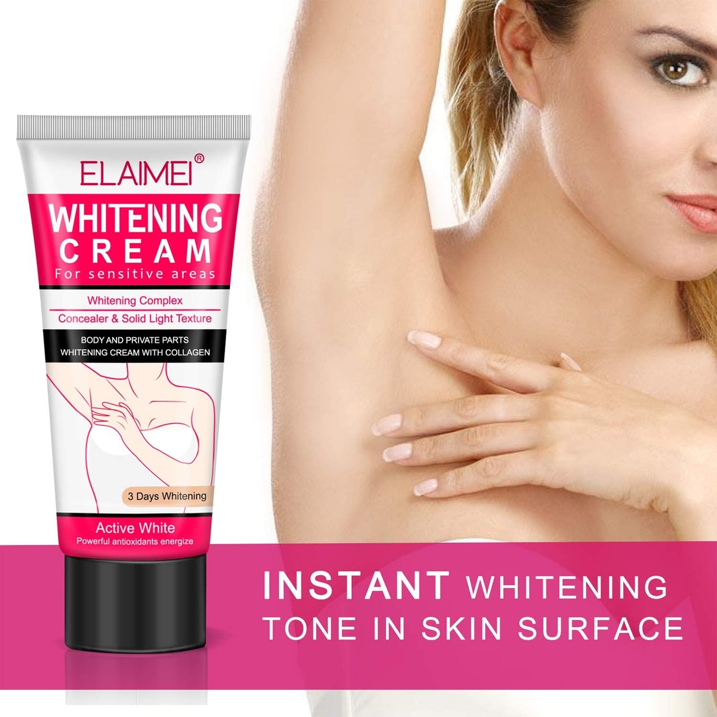 🌸 CREMA ACLARANTE PARA ZONAS ÍNTIMAS